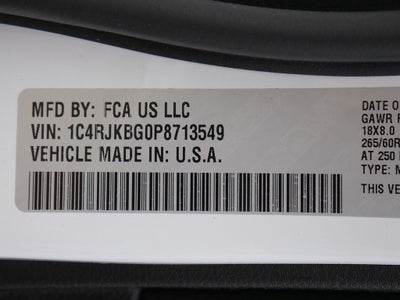 2023 Jeep Grand Cherokee L Limited 4WD
