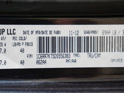 2013 RAM 1500 Tradesman CREW 5.7