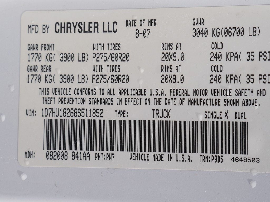 2008 Dodge Ram 1500 SLT QUAD CAB 5.7
