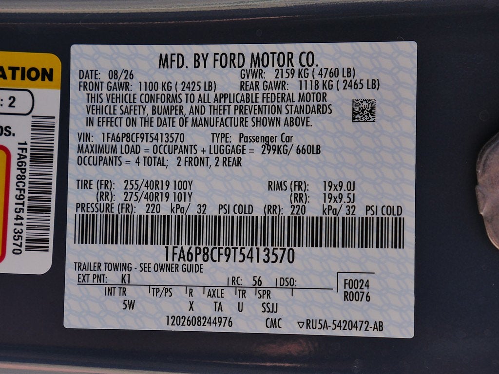 2026 Ford Mustang GT Premium