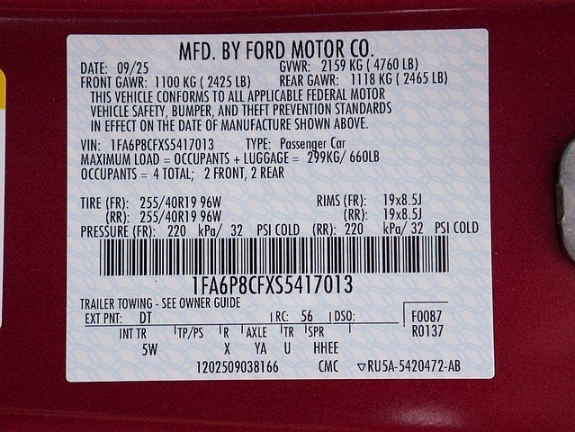 2025 Ford Mustang GT Premium