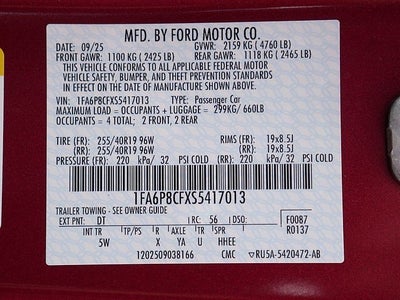 2025 Ford Mustang GT Premium