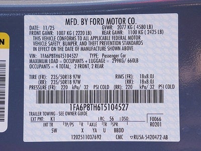 2026 Ford Mustang EcoBoost Premium