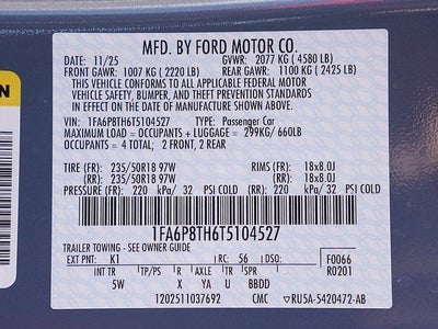 2026 Ford Mustang EcoBoost Premium