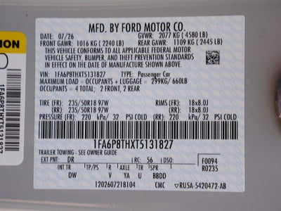 2026 Ford Mustang EcoBoost