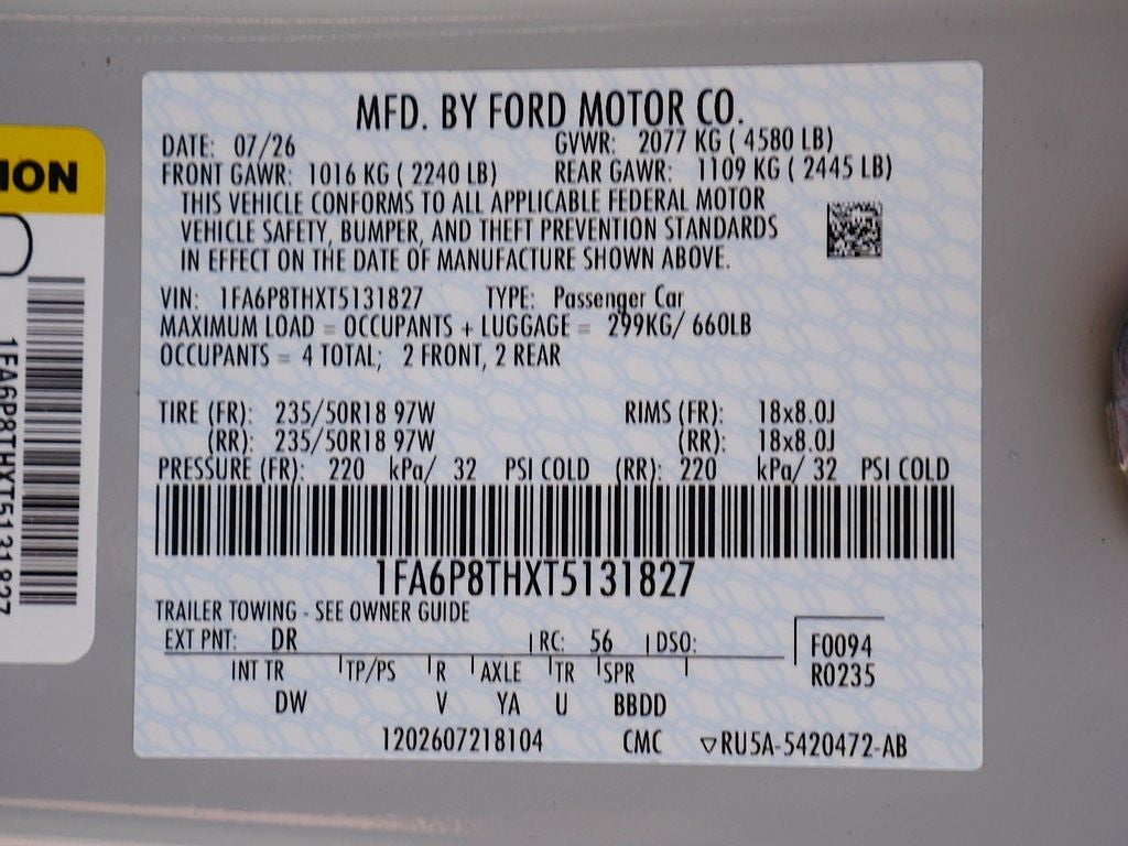 2026 Ford Mustang EcoBoost