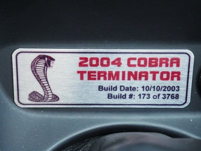2004 Ford Mustang Cobra TERMINATOR