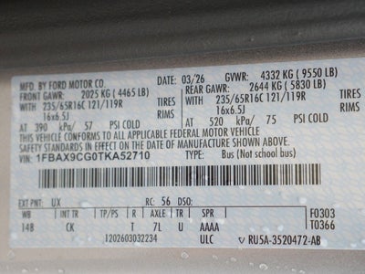 2026 Ford Transit-350 XLT AWD