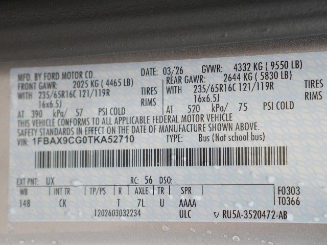 2026 Ford Transit-350 XLT AWD