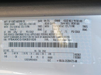 2025 Ford Transit-350 XLT AWD