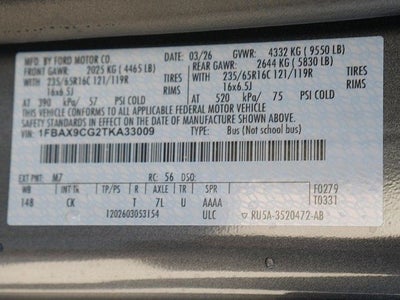 2026 Ford Transit-350 XLT AWD