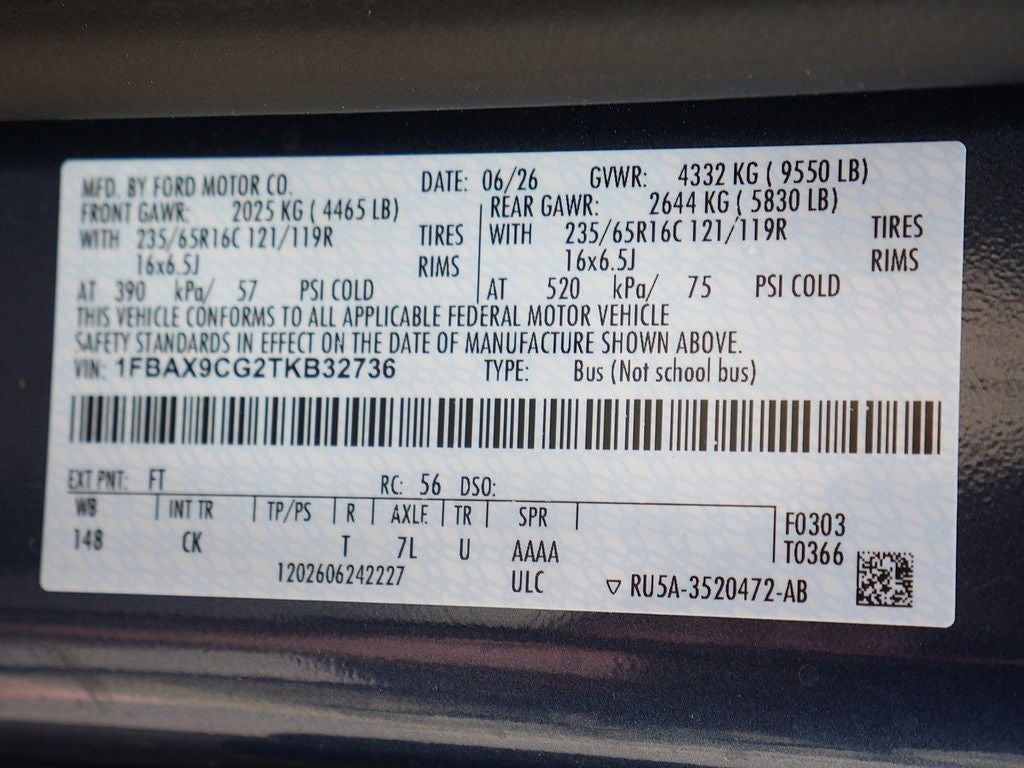 2026 Ford Transit-350 XLT AWD