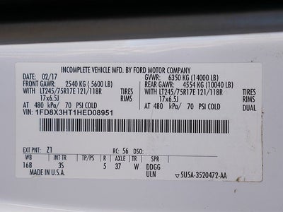 2017 Ford F-350SD XLT DRW 6.7 flat bed