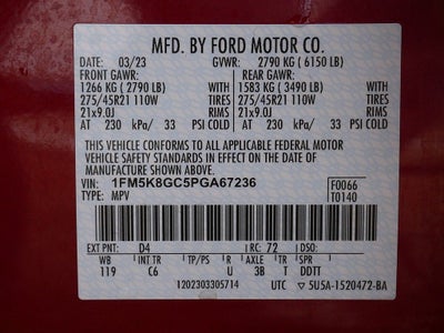2023 Ford Explorer ST AWD
