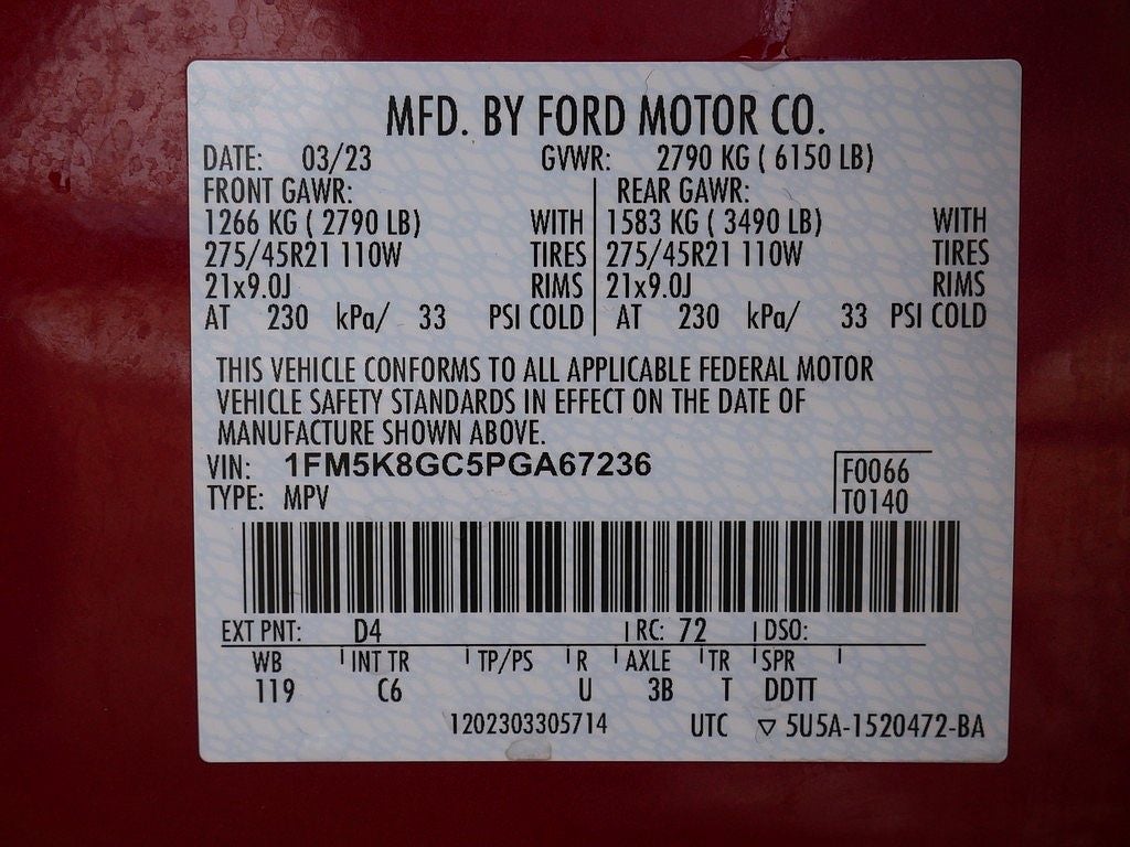 2023 Ford Explorer ST AWD