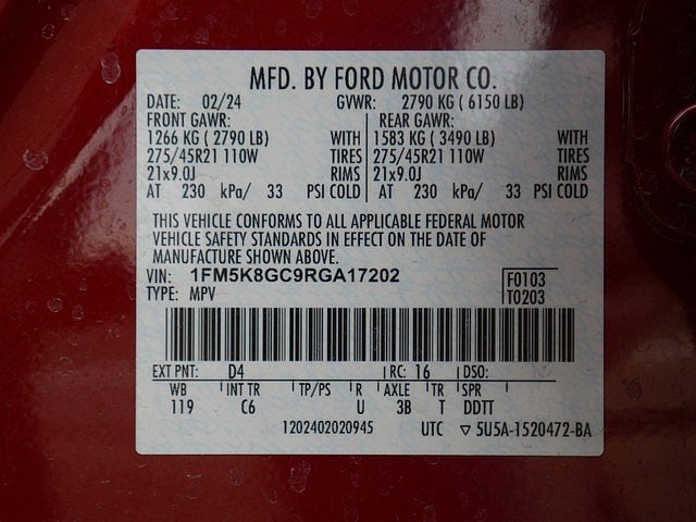 2024 Ford Explorer ST AWD