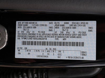 2025 Ford Escape Plug-In Hybrid Base