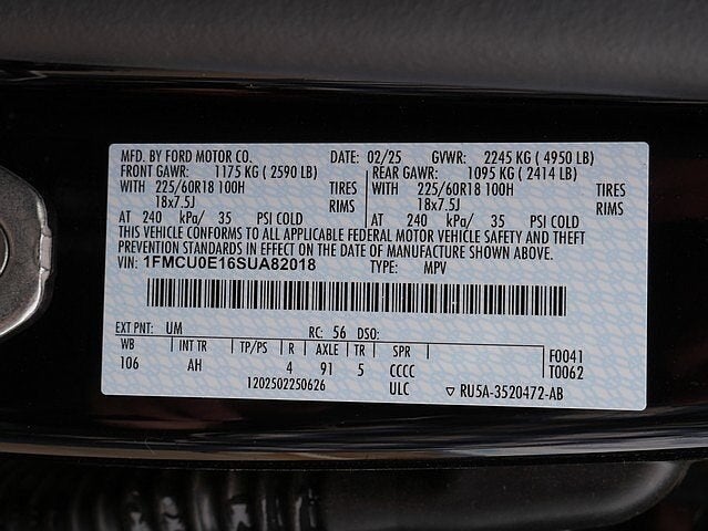 2025 Ford Escape Plug-In Hybrid Base