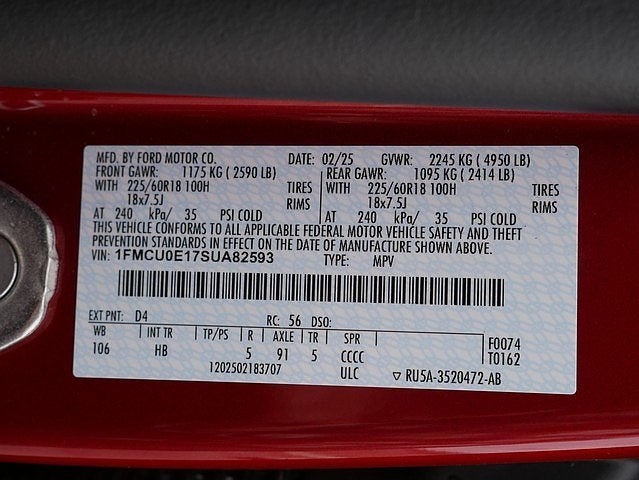 2025 Ford Escape Plug-In Hybrid Base