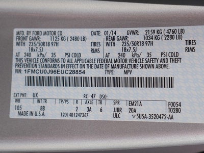 2014 Ford Escape Titanium FWD 2.0