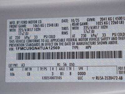 2026 Ford Escape Active AWD