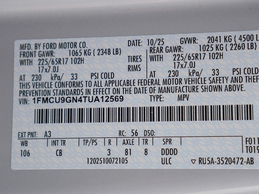 2026 Ford Escape Active AWD