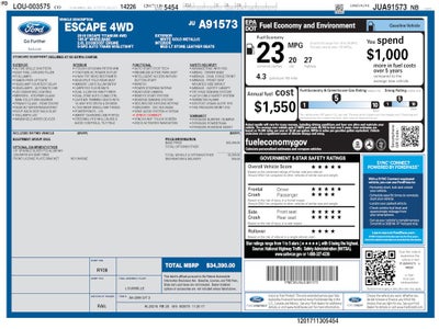 2018 Ford Escape Titanium AWD
