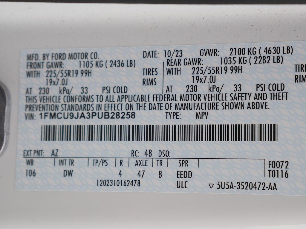 2023 Ford Escape Platinum AWD 2.0