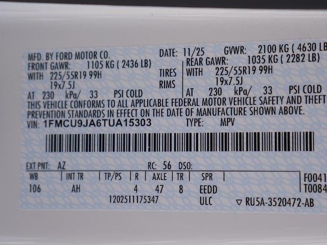 2026 Ford Escape Platinum AWD
