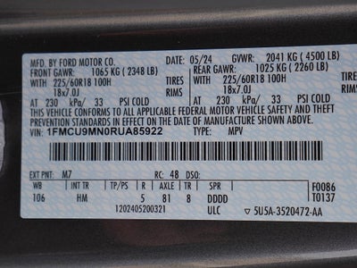 2024 Ford Escape ST-Line AWD