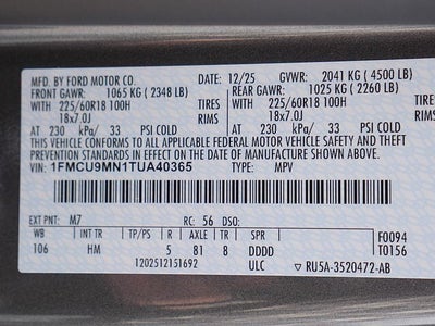 2026 Ford Escape ST-Line AWD