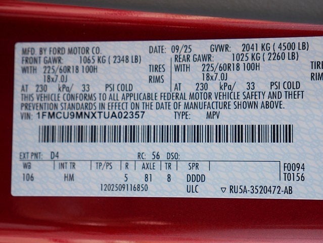 2026 Ford Escape ST-Line AWD