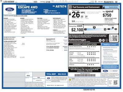 2024 Ford Escape ST-Line Select 2.0 AWD