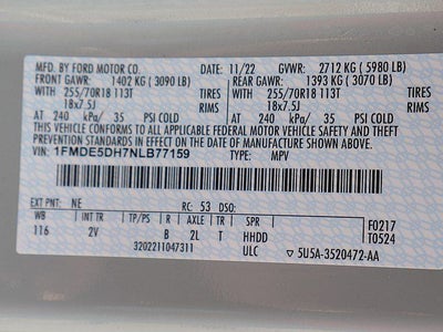 2022 Ford Bronco Outer Banks 4WD