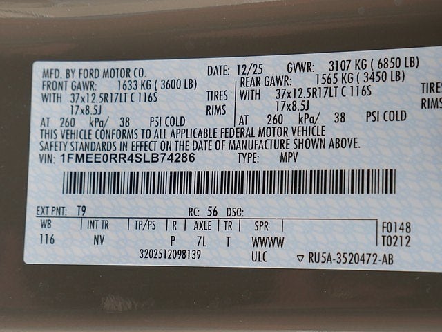 2025 Ford Bronco Raptor 4WD