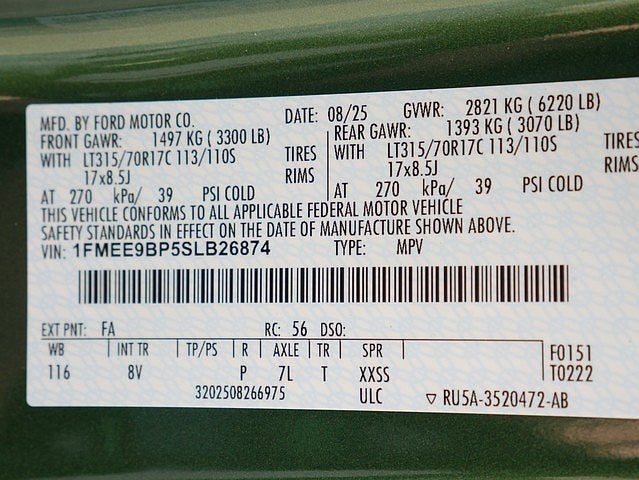 2025 Ford Bronco Badlands 4WD