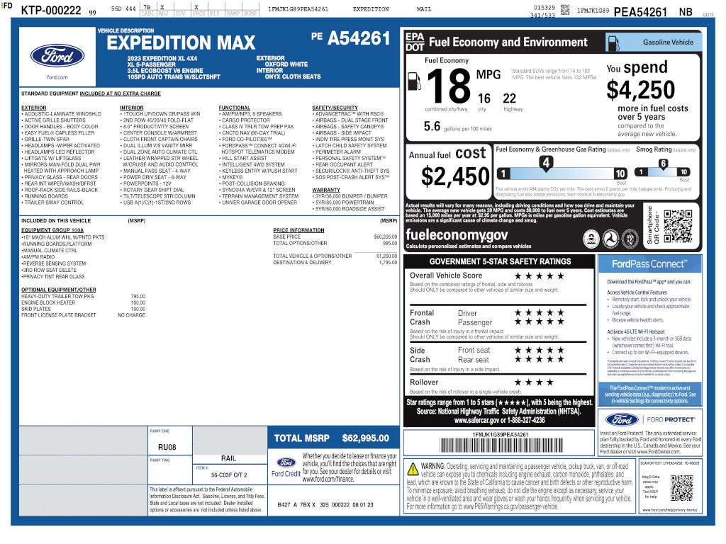 2023 Ford Expedition Max XL AWD