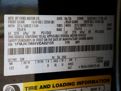 2027 Ford Expedition Max Platinum 4WD