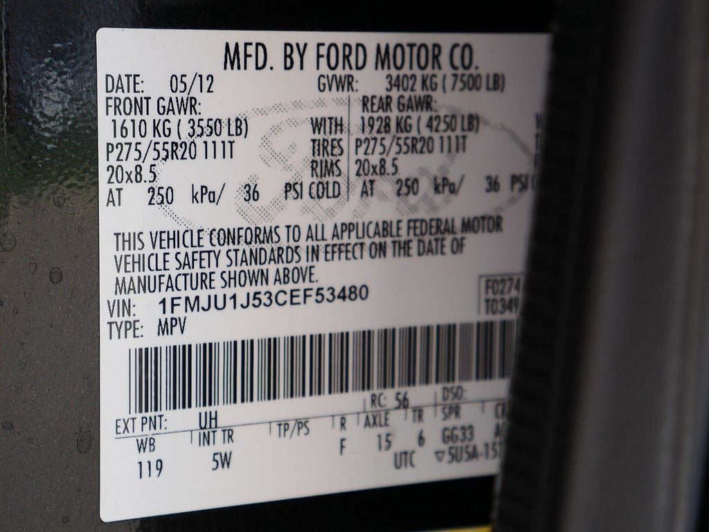 2012 Ford Expedition King Ranch 4WD