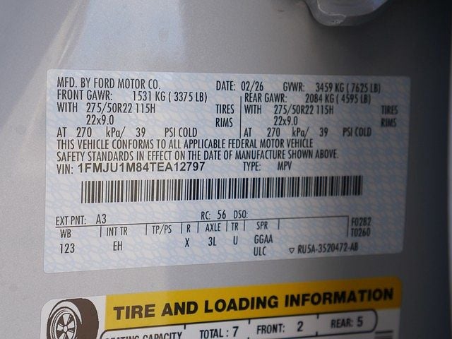 2026 Ford Expedition Platinum 4WD