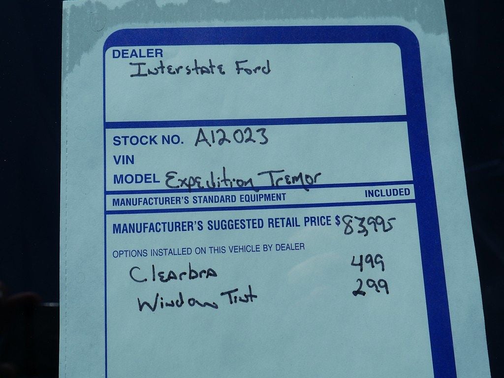 2026 Ford Expedition Tremor 4WD