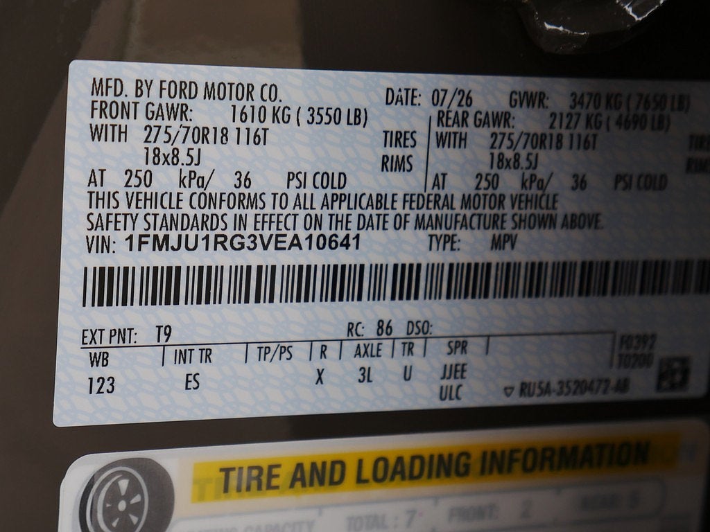 2027 Ford Expedition Tremor TRAILHEAD 4WD