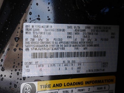 2026 Ford Expedition Tremor 4WD