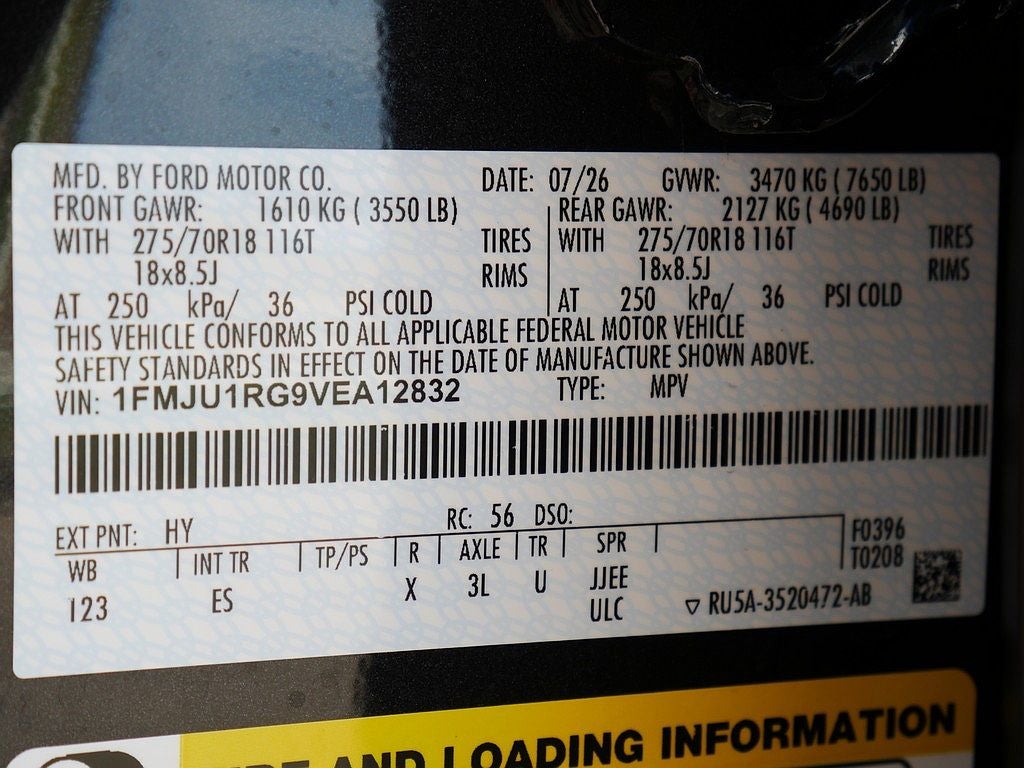 2027 Ford Expedition Tremor 4WD