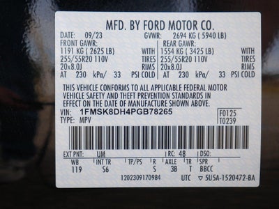 2023 Ford Explorer XLT AWD