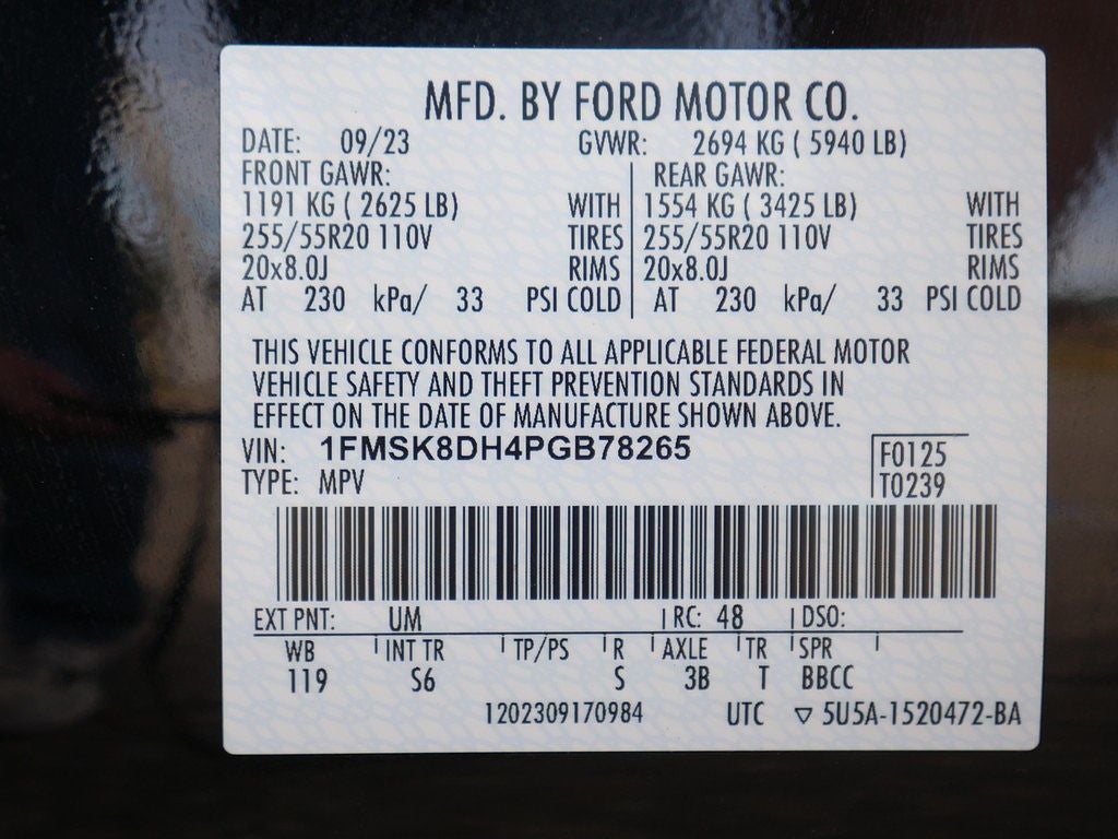 2023 Ford Explorer XLT AWD