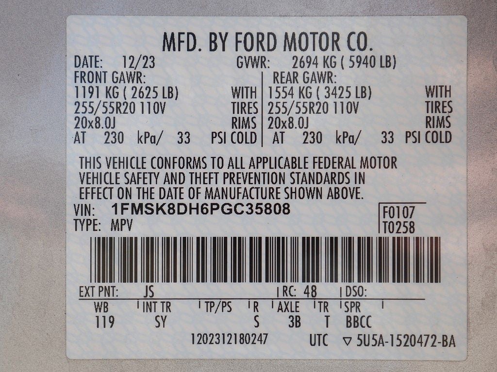 2023 Ford Explorer XLT AWD