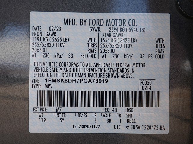 2023 Ford Explorer XLT AWD