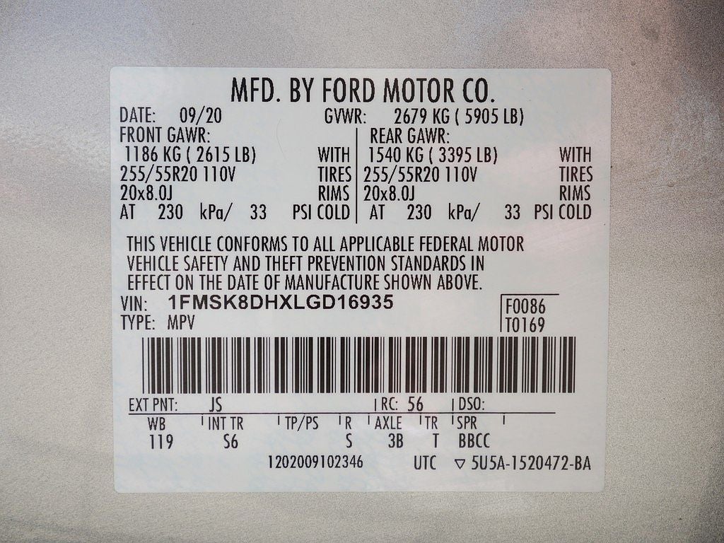 2020 Ford Explorer XLT AWD