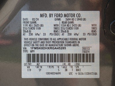 2024 Ford Explorer XLT AWD